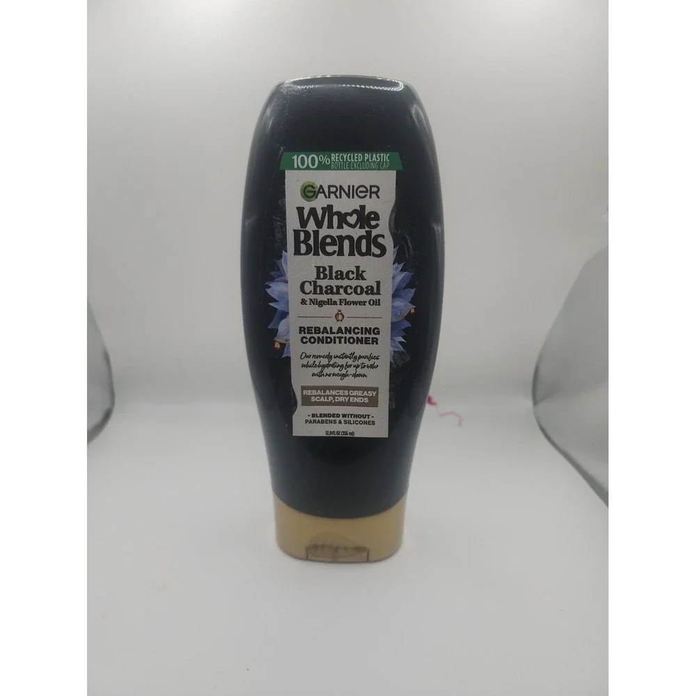 Garnier Whole Blends Black Charcoal & Nigella Flower Oil Conditioner 12oz